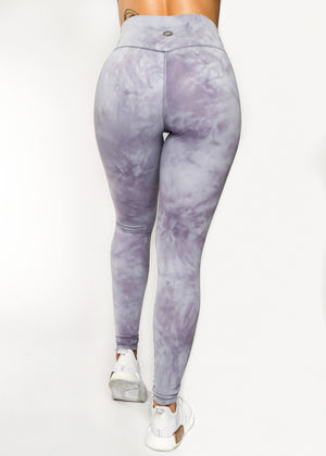 
                  
                    Load image into Gallery viewer, All Tied Up Legging Purple Tie Dye - Cheri Fit
                  
                